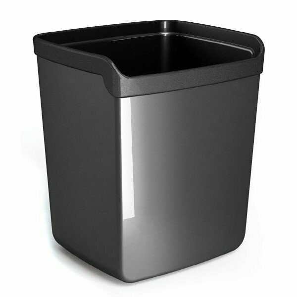 Bicchiere portapenne Plastic Desk - colore nero