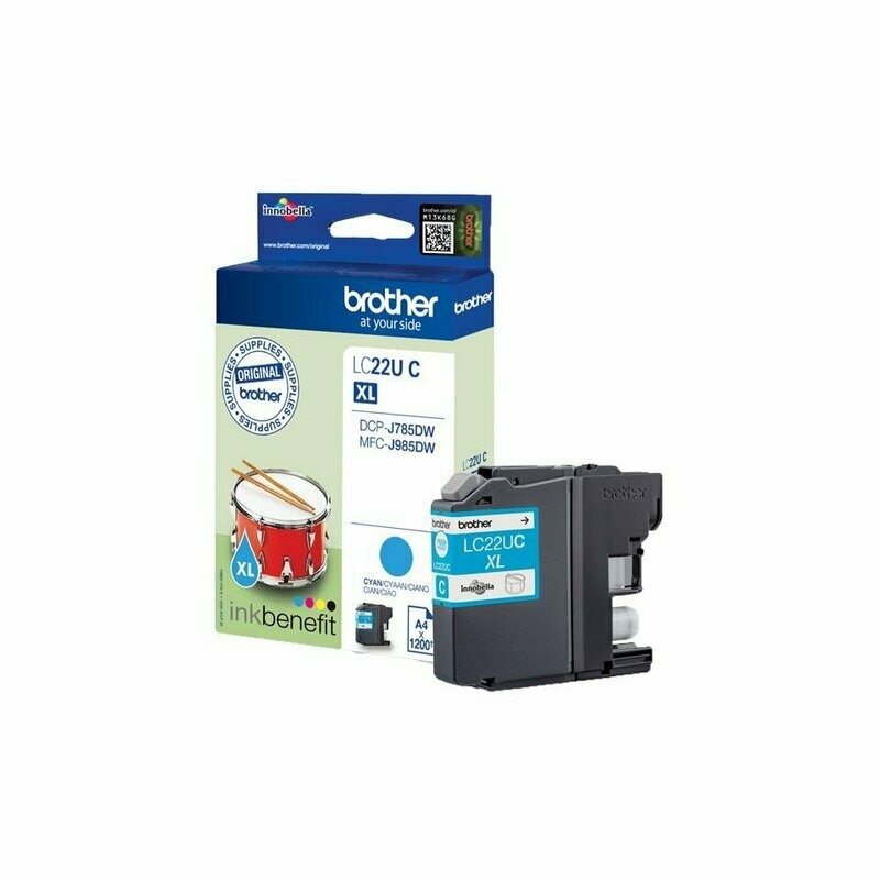 Brother | LC22UBK - cartuccia nero