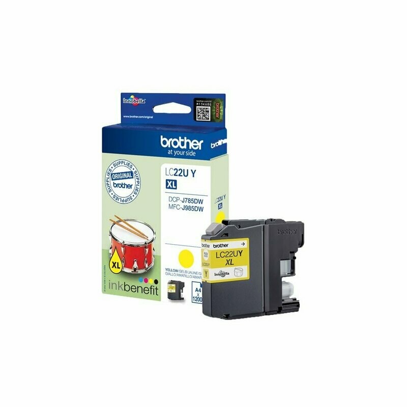 Brother | LC22UY- cartuccia Giallo XL