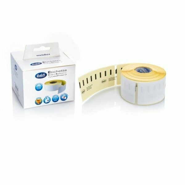 2 rotoli 145 etichette permanenti in carta termica - 28x89mm - per indirizzi standard 2 rotoli 145 etichette permanenti in carta termica - 28x89mm - per indirizzi standard