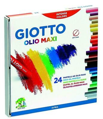 Giotto Olio Maxi - Confezione 24 Pastelli