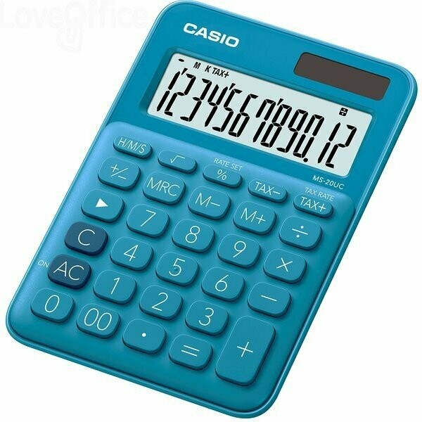 CASIO | MS-20UC - BU Calcolatrice 12 CIFRE