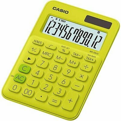 CASIO | MS-20UC - YG Calcolatrice 12 CIFRE