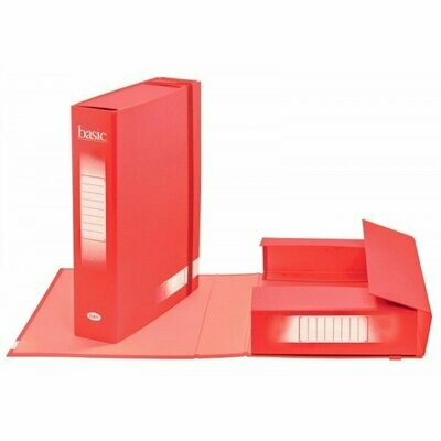 Scatola progetti con elastico Basic - Dorso 7 cm - 34x24 cm - rosso Scatola progetti con elastico Basic - Dorso 7 cm - 34x24 cm - rosso