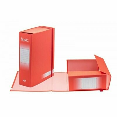 Scatola progetti con elastico Basic - Dorso 10 cm - 34x24 cm - rosso Scatola progetti con elastico Basic - Dorso 10 cm - 34x24 cm - rosso
