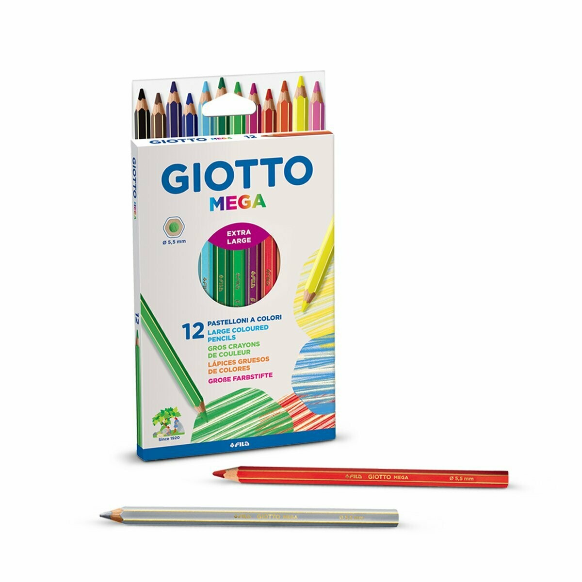 Matite Giotto Mega - 12 Pz