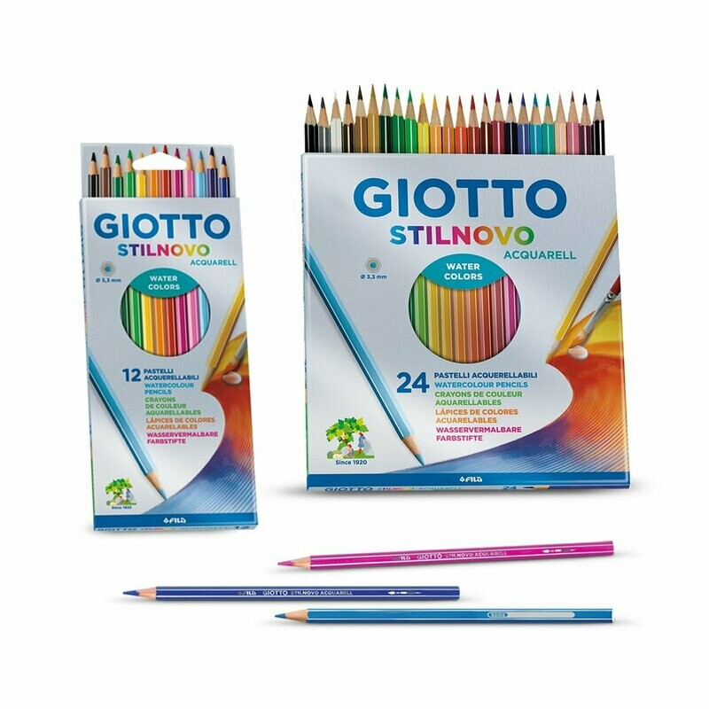 Giotto Stilnovo Aquarell - Confezione 12 Matite