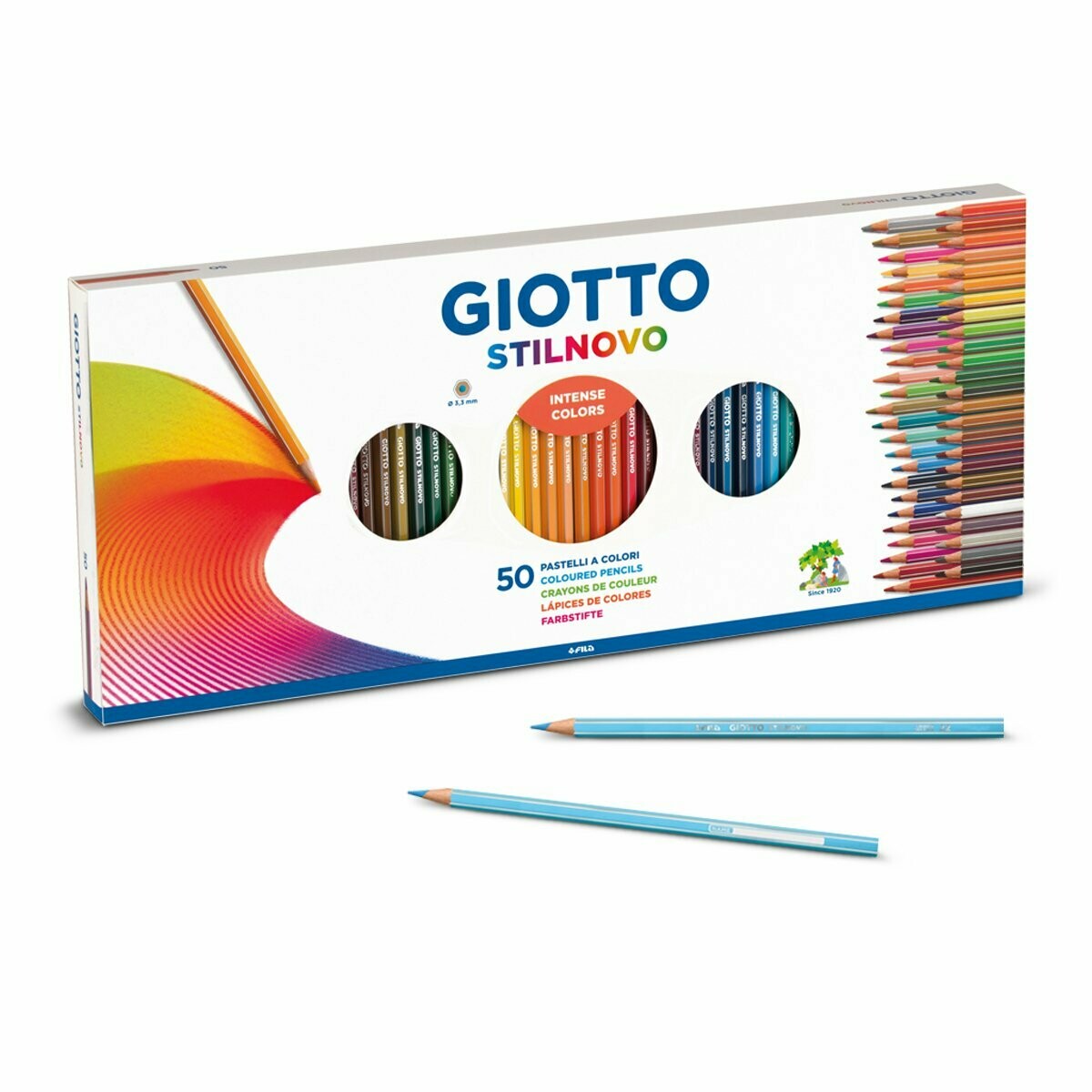 Giotto Stilnovo - Confezione 50 Matite Colorate