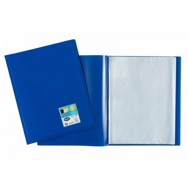 Portalistini Basic - Polipropilene - 80 buste - 30x22 cm - blu