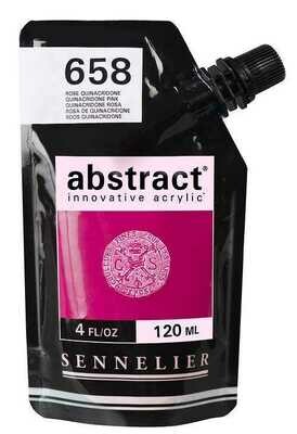 Acrilico Abstract Sennelier 120ml. - n° 658 Rosa Quinacridone Acrilico Abstract Sennelier 120ml. - n° 658 Rosa Quinacridone