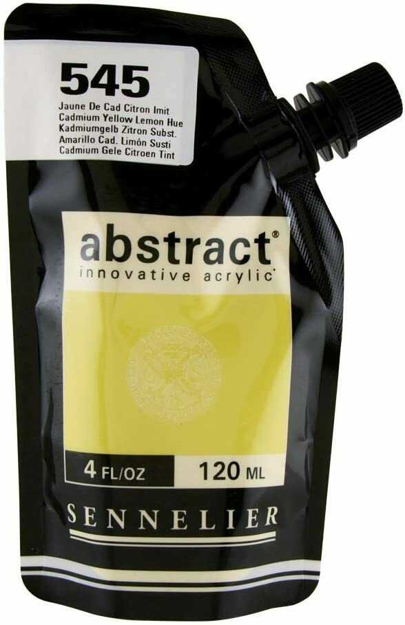 Acrilico Abstract Sennelier 120ml. - n° 545 - Giallo Limone di Cadmio