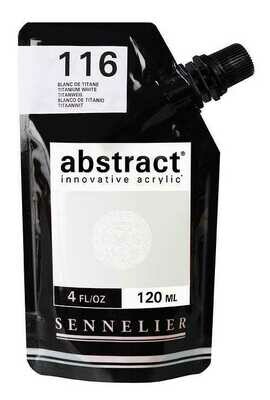 Acrilico Abstract Sennelier 120ml. - n° 116 - Bianco di Titanio