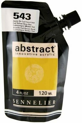 Acrilico Abstract Sennelier 120ml. - n° 543- Giallo di Cadmio Scuro