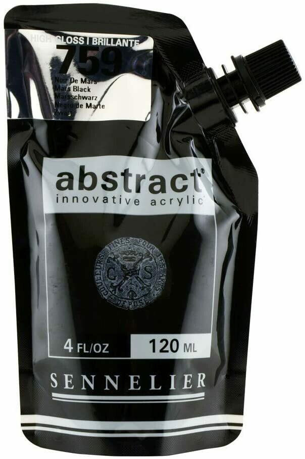 Acrilico Abstract Sennelier 120ml. - n° 759 - Nero di Marte