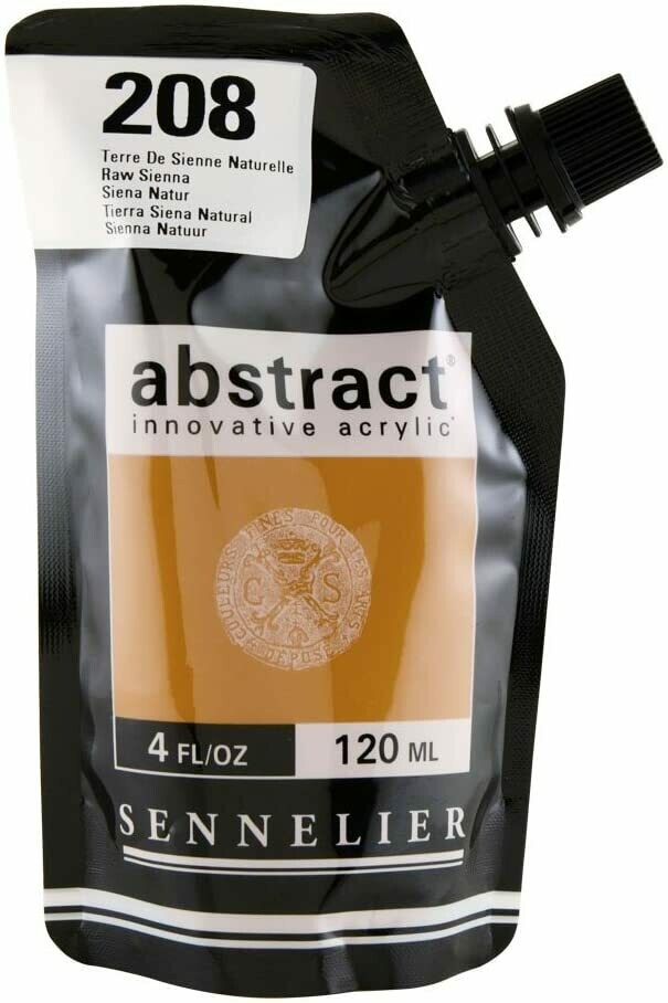 Acrilico Abstract Sennelier 120ml. - n° 208- Terra di Siena naturale
