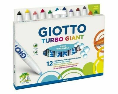Giotto Turbo Giant- Confezione 12 Pennarelli