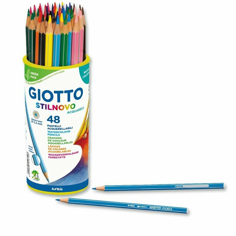 Giotto Stilnovo Aquarell - Barattolo 48 Matite