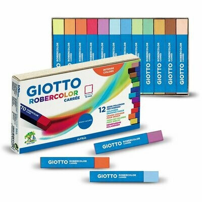 Giotto Carrè - Confezione 12 Gessi colorati