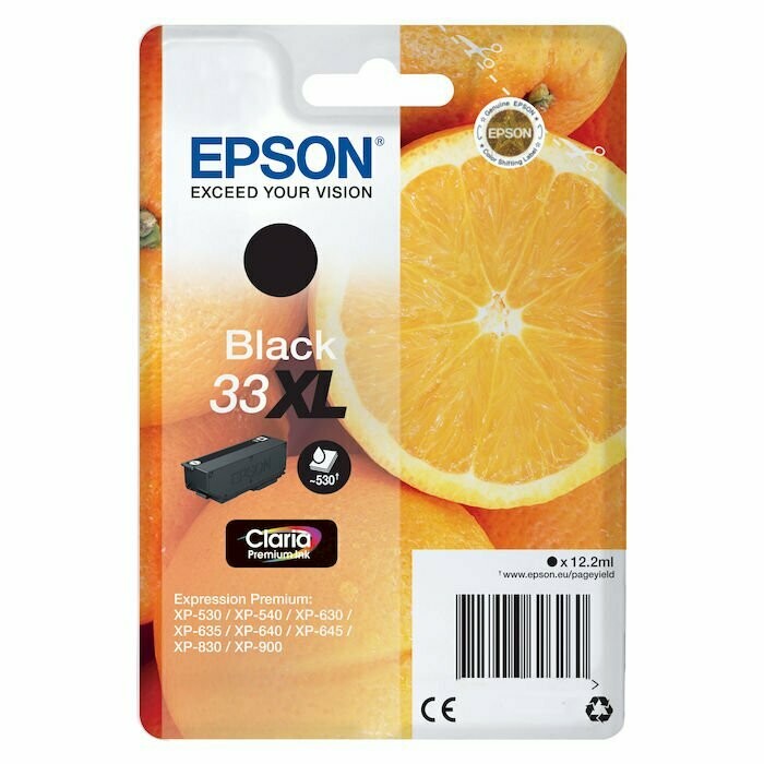 Epson| Cartuccia a getto d'inchiostro N.33 XL  - Arance - Nero