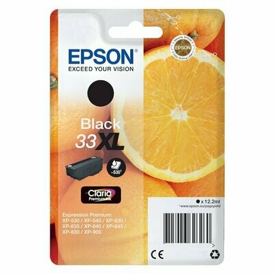 Epson| Cartuccia a getto d'inchiostro N.33 XL  - Arance - Nero