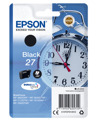 Epson| Cartuccia a getto d'inchiostro N.27- Sveglia - Nero