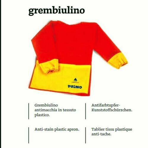 Primo| Grembiulino  Antimacchia in tessuto Plastico
