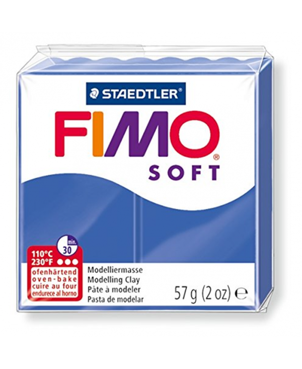 FIMO Soft Pasta Modellabile Gr. 57 - n° 33  Blu Brillante