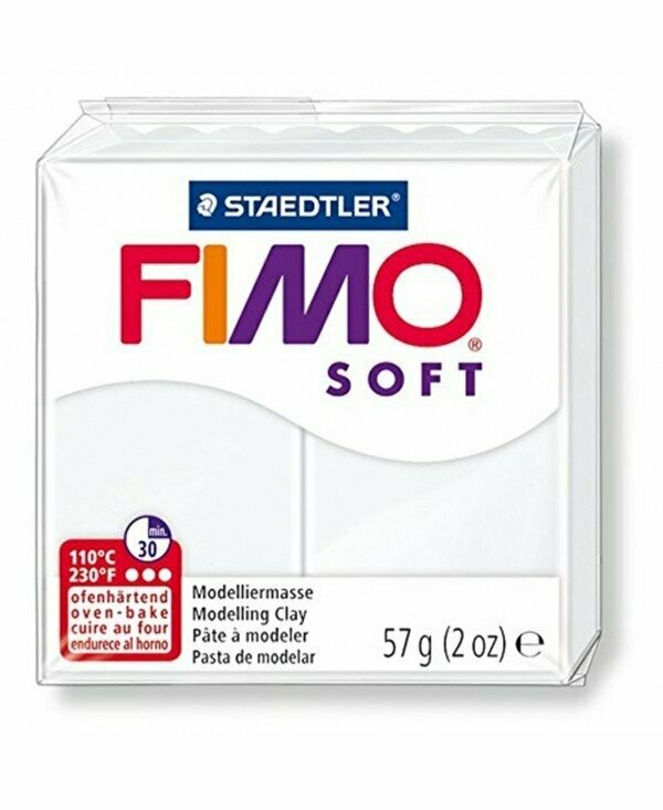 FIMO Soft Pasta Modellabile Gr. 57 - n° 0  Bianco
