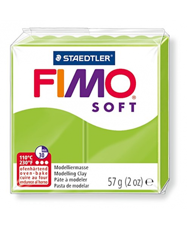 FIMO Soft Pasta Modellabile Gr. 57 - n° 50 Verde Mela