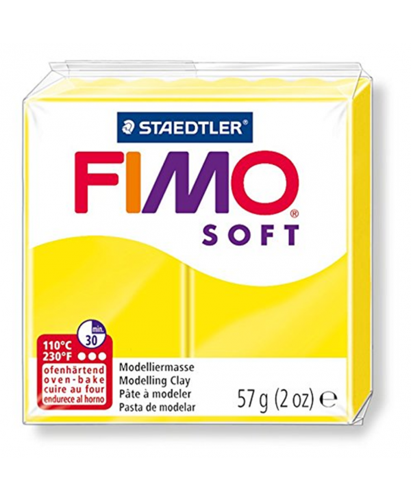 FIMO Soft Pasta Modellabile Gr. 57 - n° 10  Giallo Limone