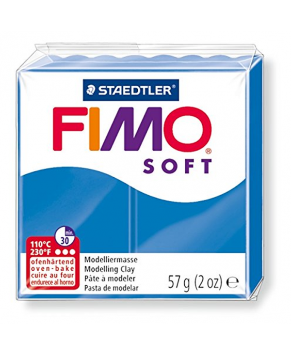 FIMO Soft Pasta Modellabile Gr. 57 - n° 37  Blu