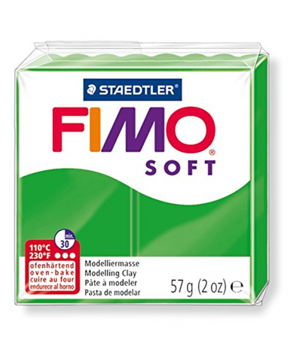 FIMO Soft Pasta Modellabile Gr. 57 - n° 53  Verde Tropicale