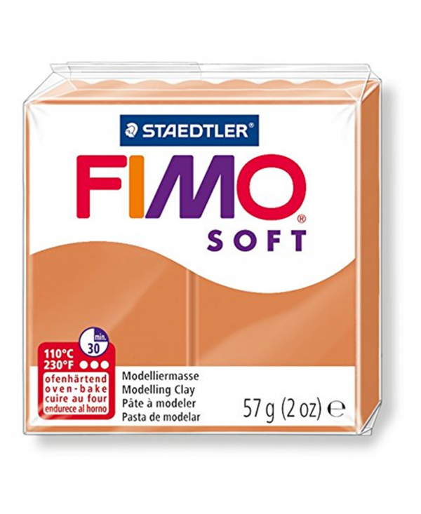 FIMO Soft Pasta Modellabile Gr. 57 - n° 76  Cognac
