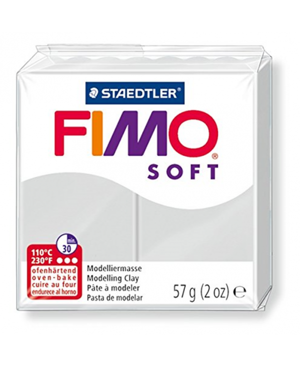 FIMO Soft Pasta Modellabile Gr. 57 - n° 80  Grigio Delfino
