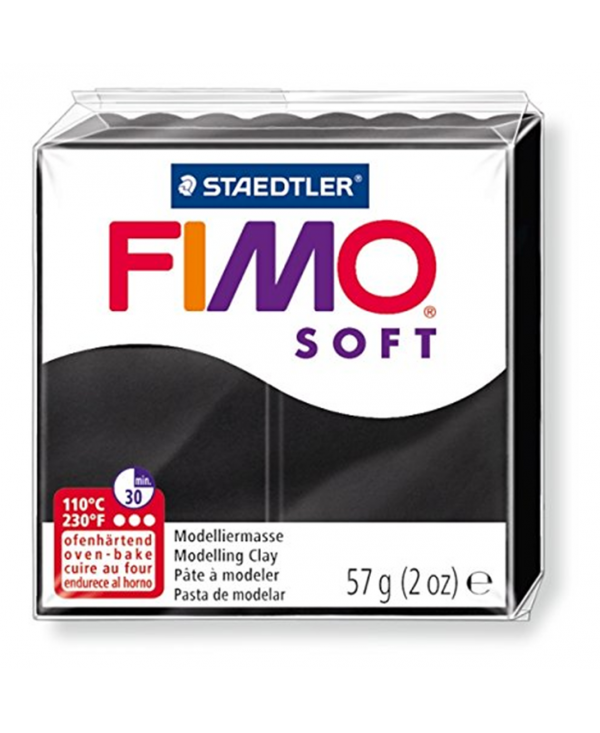 FIMO Soft Pasta Modellabile Gr. 57 - n° 9 Nero