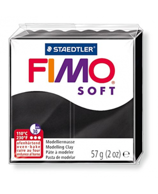 FIMO Soft Pasta Modellabile Gr. 57 - n° 9 Nero