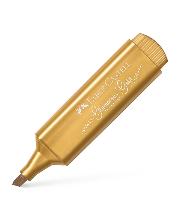 Evidenziatore Textliner 46 metallic brilliant - Glamorous Gold- Faber Castel