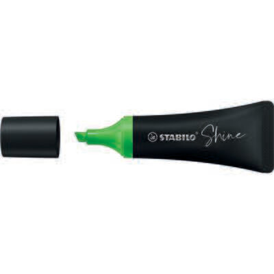 Evidenziatore Shine Tubo - Verde - Stabilo