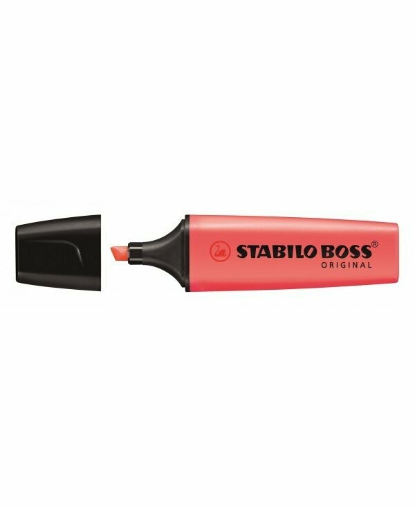 Evidenziatore Boss Orignal - Rosso - Stabilo