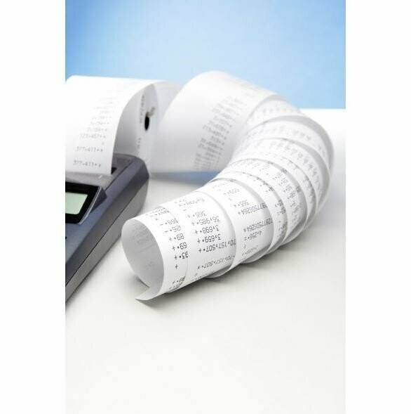 Rotoli in carta comune 57 mm x 30 m x 12 mm - 55 g - 10 PZ
