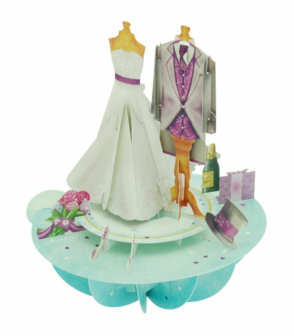 Biglietto Auguri - Matrimonio  - Pirouettes Santoro