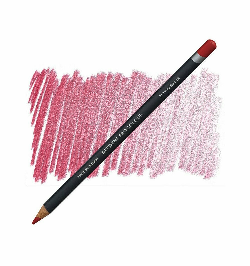 Matita Colorata Derwent Procolour - 12 Primary Red