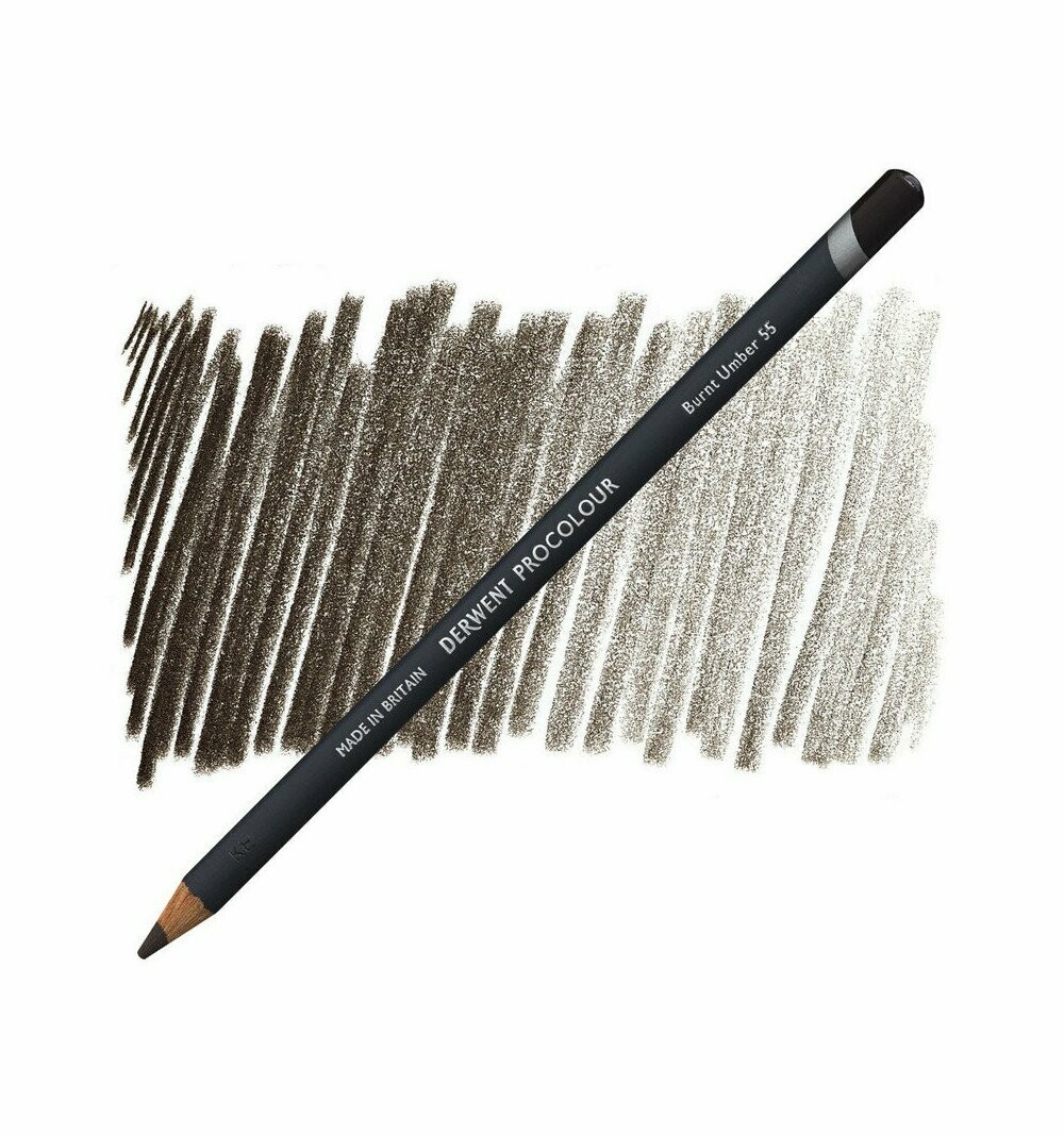 Matita Colorata Derwent Procolour - 55 Burnt Umber