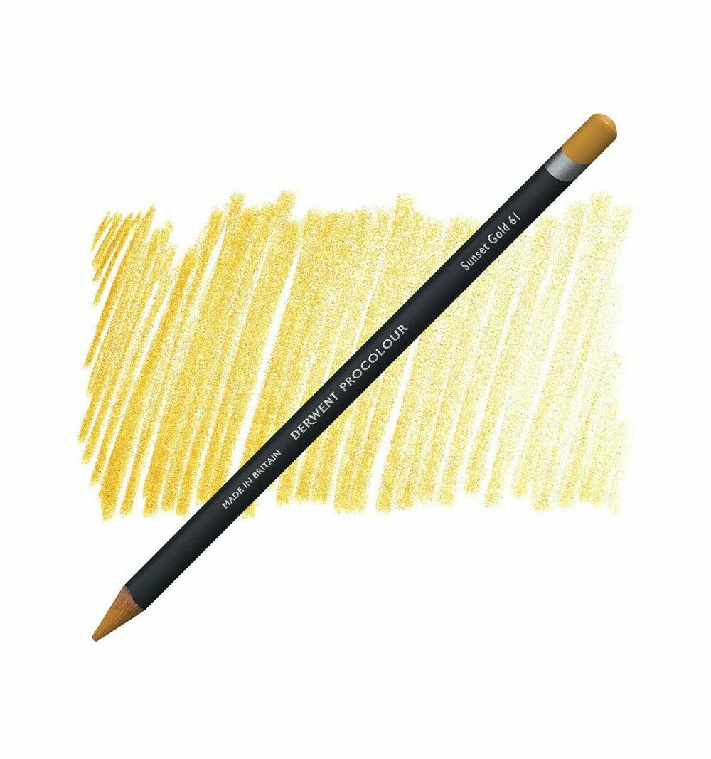 Matita Colorata Derwent Procolour - 61 Sunset Gold