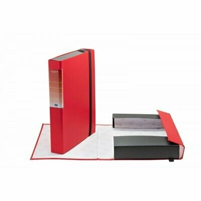 Scatola progetti con elastico Aeternum - Dorso 5 cm - 33x24 cm - rosso