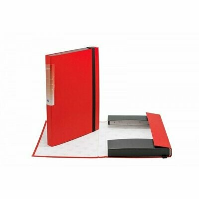 Scatola progetti con elastico Aeternum - Dorso 3 cm - 33x24 cm - rosso