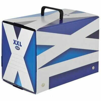 Scatola progetti con maniglia XXL - Dorso 20 cm - 34x24 cm - blu