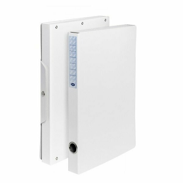 Scatola progetti con bottone - Dorso 3 cm - 35x25 cm - bianco