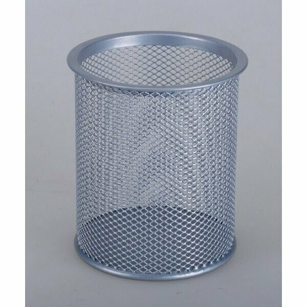 Portapenne in metallo - colore silver
