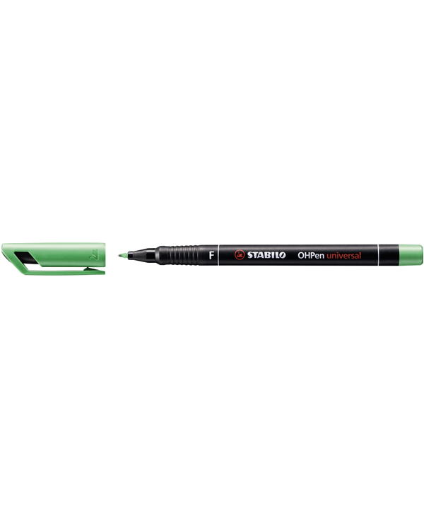 Marcatore - STABILO OHPen universal Permanente - Tratto Fine (0,7 mm) - Verde